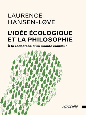 cover image of L'idée écologique et la philosophie